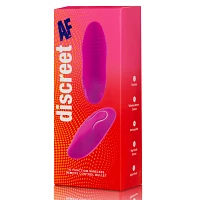 Discreet AF 10-Function Wireless Remote Control Rechargeable Waterproof Bullet Vibrator Fuchsia - 3 Inch