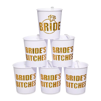 Bride's Bitches Shot Glasses 2 oz. - 6 Pack