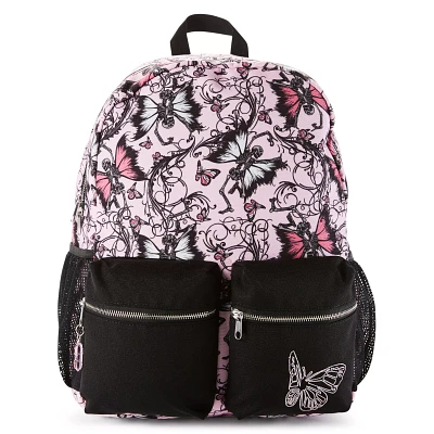 Pink Dancing Butterfly Skeleton Backpack