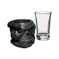 Black Skull Shot Glass - 2 oz.