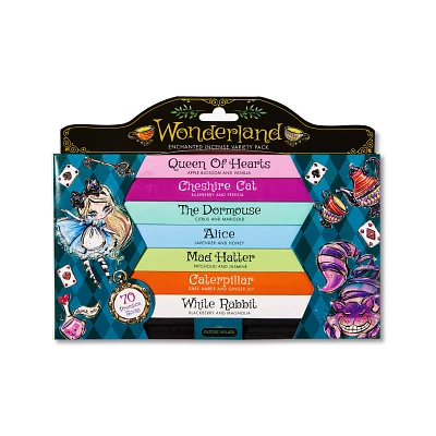 Wonderland Enchanted Incense Sticks Variety Pack - 70 Pack