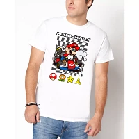 White Mario Kart T Shirt