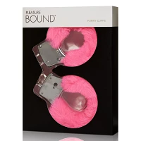 Hot Pink Furry Handcuffs - Pleasure Bound