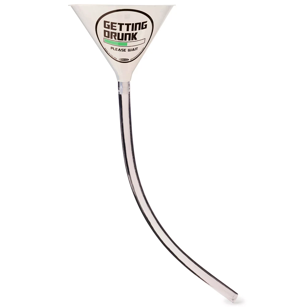 White Drunk Loading Beer Bong