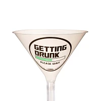 White Drunk Loading Beer Bong