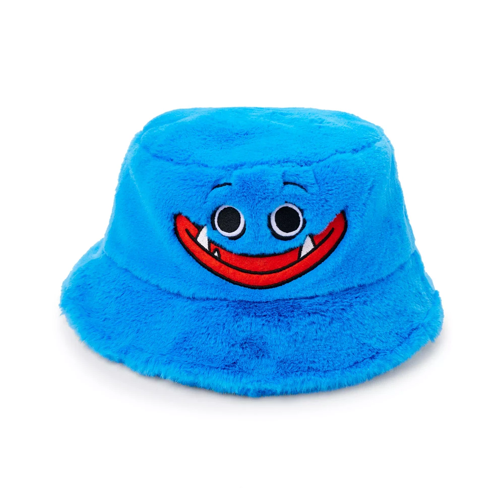 Blue Poppy Fuzzy Bucket Hat - Poppy Playtime