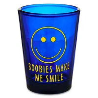 Boobies Make Me Smile Shot Glass - 1.8 oz.