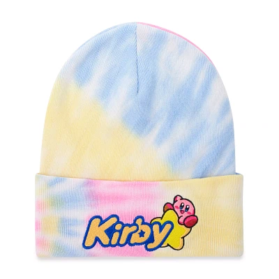 Kirby Tie Dye Cuff Beanie Hat