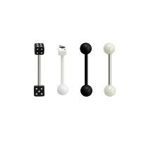 Multi-Pack Dice and Card Barbells 4 Pack - 14 Gauge