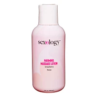 Sexology Strawberry Flavored Warming Massage Lotion - 4 oz.