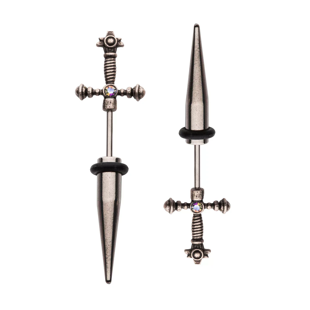Silvertone Sword Fake Tapers