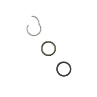 Multi-Pack G23 Titanium Clicker Hoop Rings 3 Pack - 16 Gauge