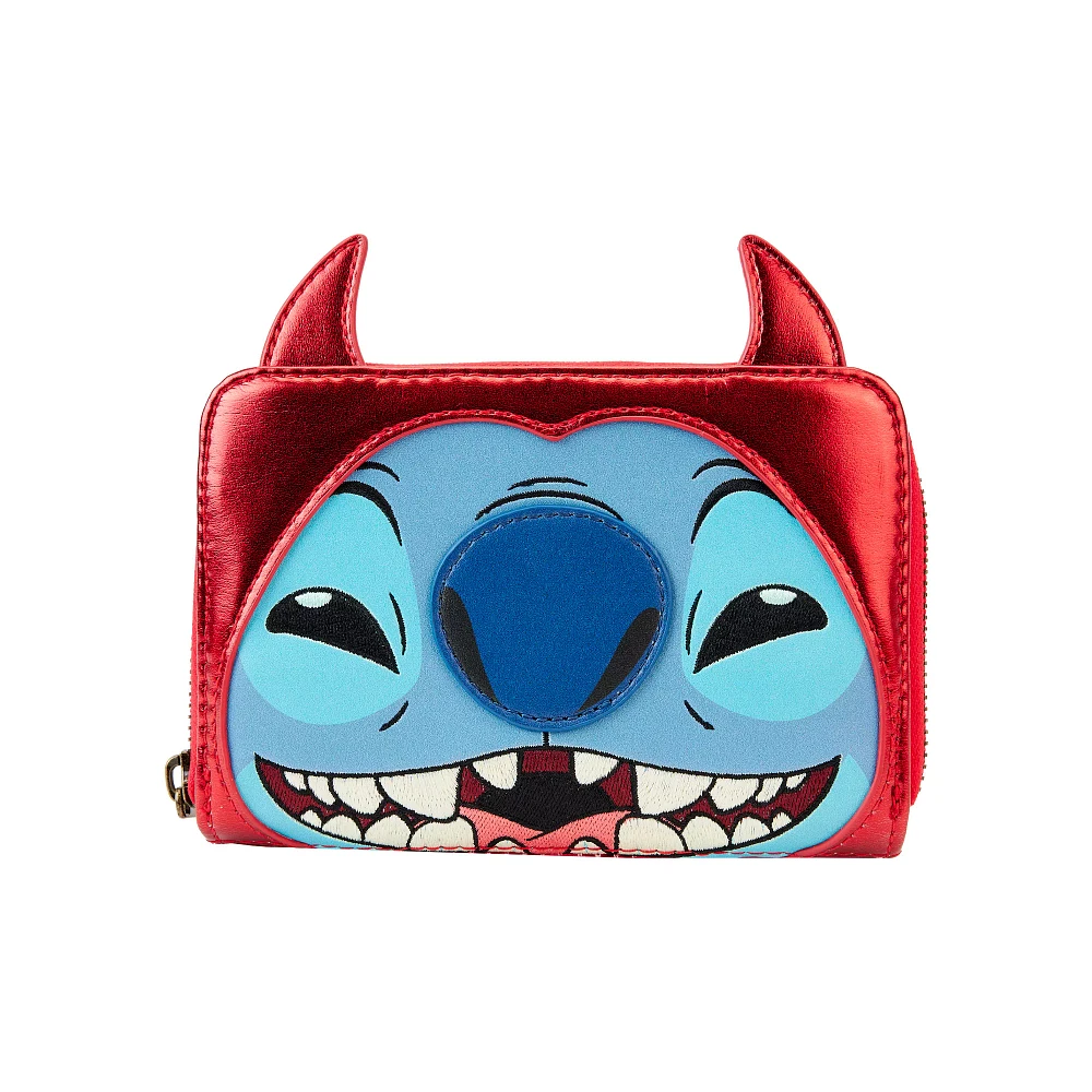 Loungefly Stitch Devil Ears Zip Wallet - Lilo & Stitch