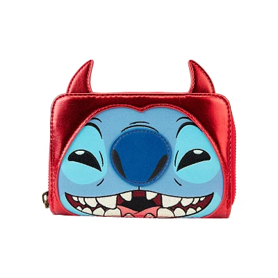Loungefly Stitch Devil Ears Zip Wallet - Lilo & Stitch
