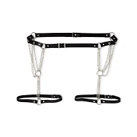 Black Chain Garter Belt
