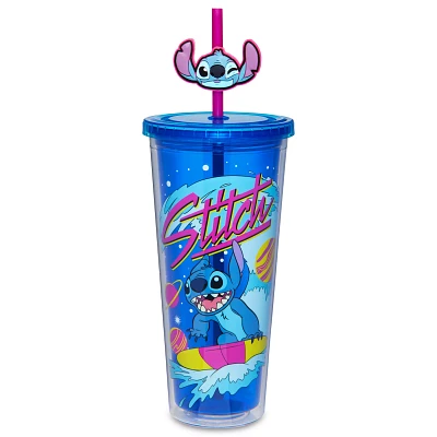Surfing Stitch Cup with Straw - Lilo & Stitch