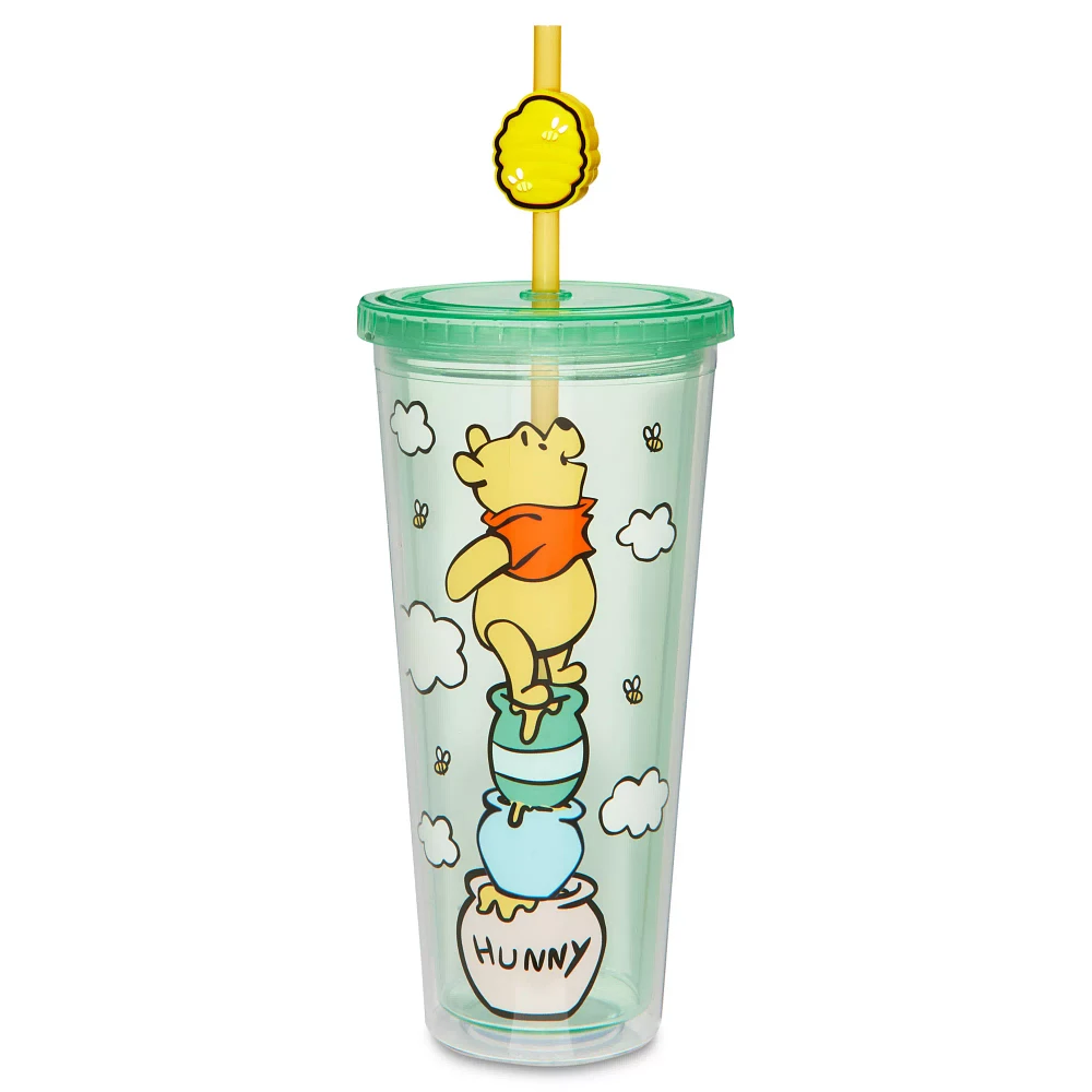 Winnie the Pooh Cup with Straw and Topper 24 oz. - Disney
