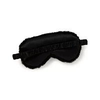 Black Furry Blindfold - Pleasure Bound