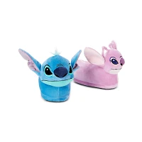 Stitch and Angel Plush Slippers - Lilo &