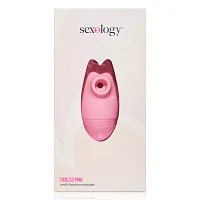 Tickled Pink 5-Function Rechargeable Clitoral Suction Massager 3.4 Inch - Sexology