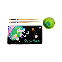 Rick and Morty Bowl Chopstick and Tray Set - Rick and Morty