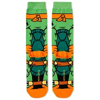 360 Michelangelo Crew Socks - Teenage Mutant Ninja Turtles