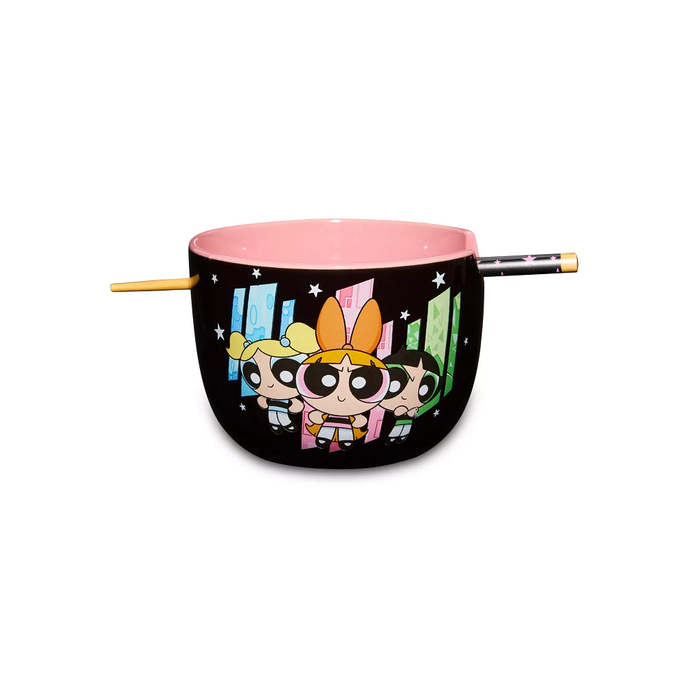 The Powerpuff Girls Bowl with Chopsticks