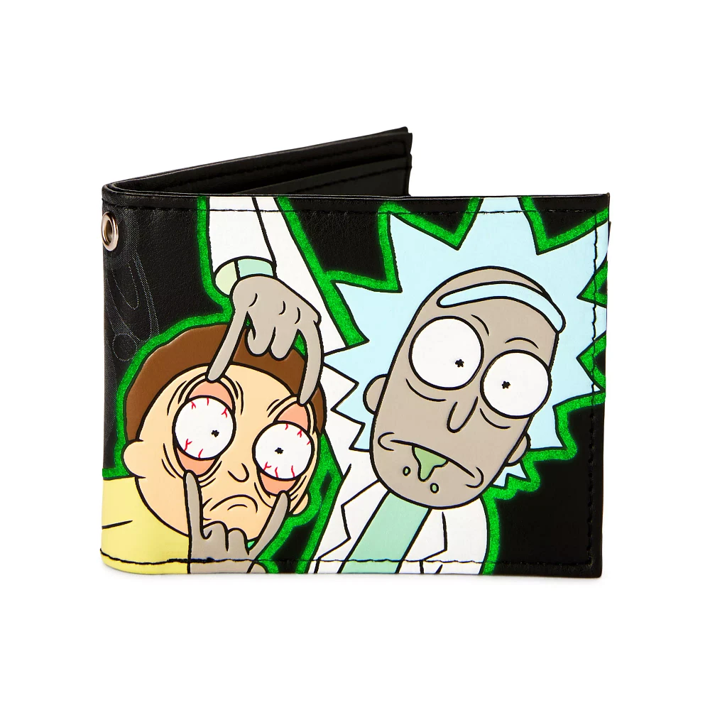 Glow in the Dark Rick and Morty Bifold Wallet