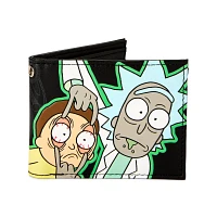 Glow in the Dark Rick and Morty Bifold Wallet