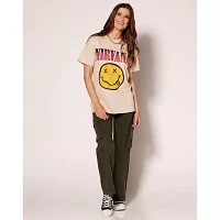 Nirvana Smiley Face T Shirt