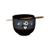 Jack Skellington Pumpkin Bowl with Chopsticks - The Nightmare Before Christmas