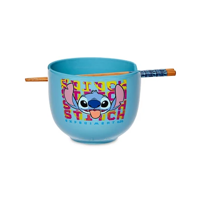 Stitch Bowl with Chopsticks - Lilo & Stitch