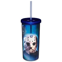 Jason Voorhees Iridescent Cup with Straw - Friday the 13th