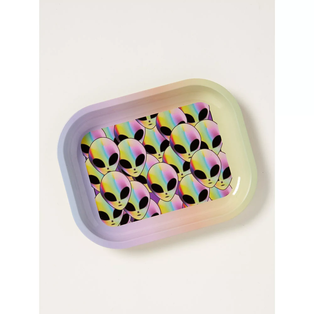 Iridescent Alien Heads Tray
