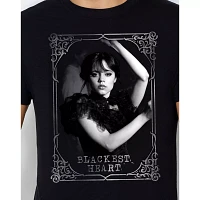 Blackest Heart T Shirt- Wednesday