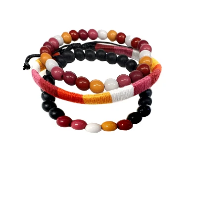 Multi-Pack Lesbian Pride Flag Bracelets - 3 Pack