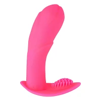 Free Ride 7-Function Hands Free Rechargeable Remote Control Vibrator 5.1 Inch - Hott Love Extreme