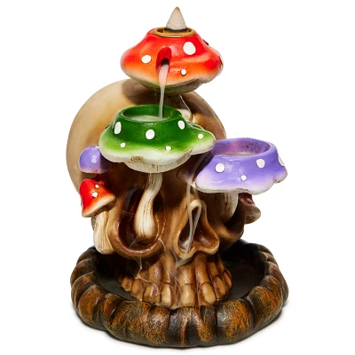 Mushroom Skull Backflow Incense Burner