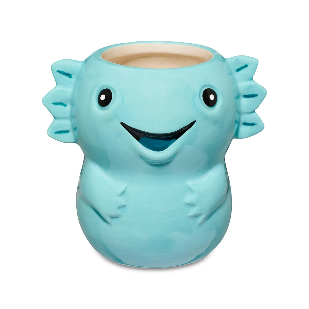 Blue Axolotl Molded Shot Glass - 2 oz.