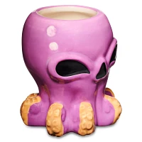 Octopus Skull Molded Shot Glass - 2.5 oz.