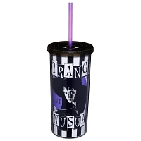 Strange and Unusual Cup with Straw - Beetlejuice