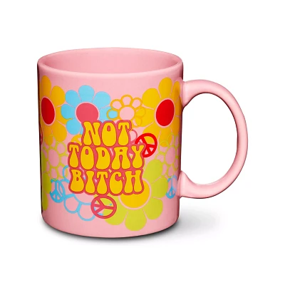 Pink Not Today Bitch Coffee Mug - 20 oz.