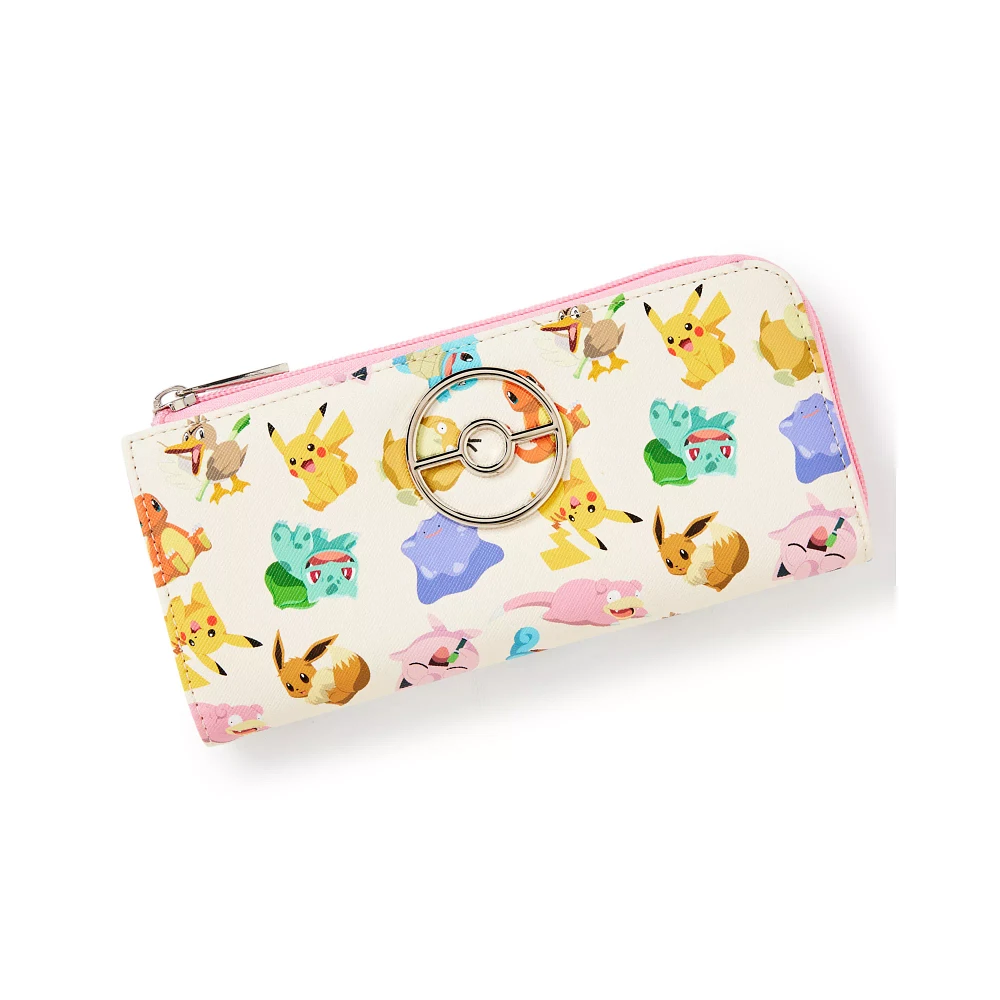 Pokémon Characters Badge Zip Wallet