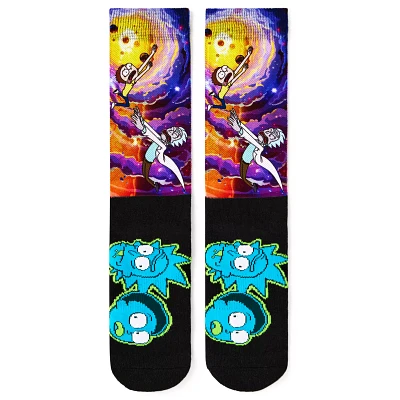 Rick and Morty Galaxy Crew Socks