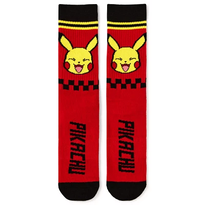 Black and Red Pikachu Crew Socks - Pokémon