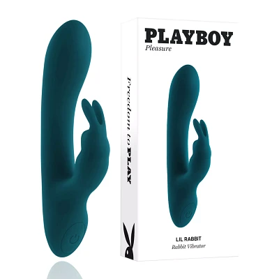 Playboy Pleasure Rechargeable Waterproof Lil Rabbit Rabbit Vibrator - 5.8 Inch