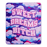 Sweet Dreams Bitch Fleece Blanket
