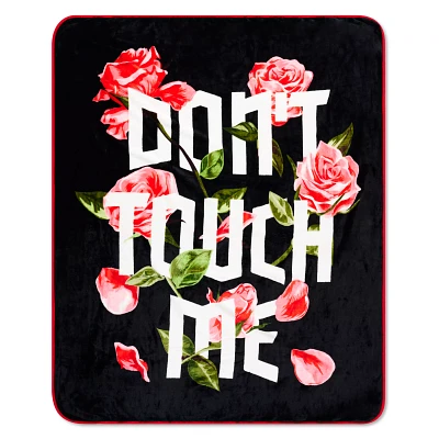 Don't Touch Me Fleece Blanket