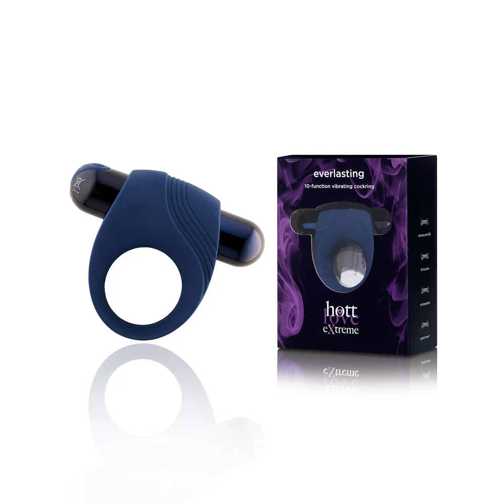 Everlasting 10-Function Vibrating Cock Ring - Hott Love Extreme