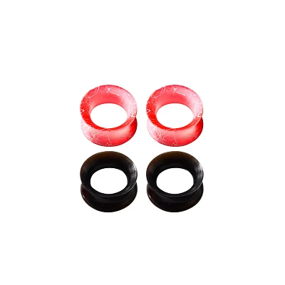 Multi-Pack Pink Splatter and Black Tunnels - 2 Pair